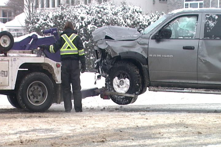 Serious multi-vehicle crash on Collins Bay Rd. leads to life threatening injuries - image
