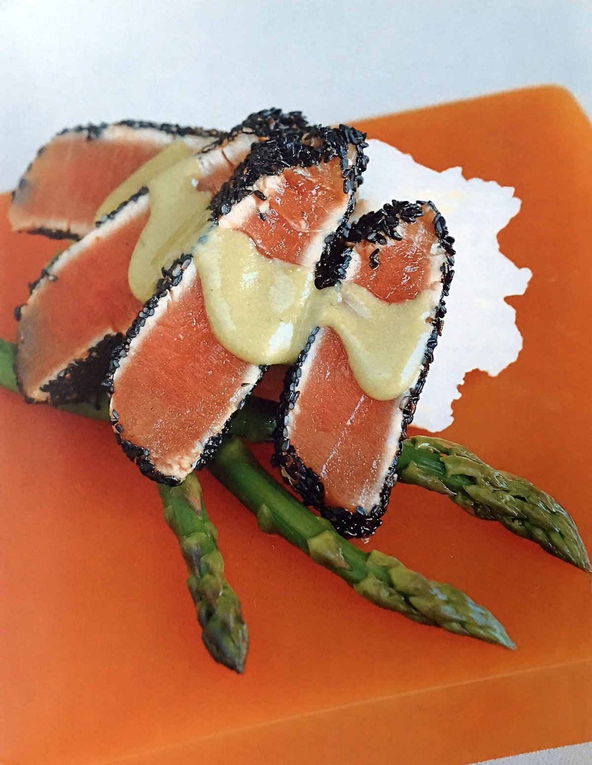 Foodie Friday: Sesame crusted tuna with wasabi sauce - image