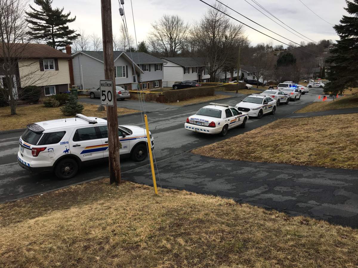 There was a heavy police presence on Sunnyvale Crescent as police investigated the shooting.