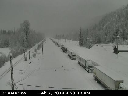 Closures and winter storm warning for Trans Canada near Revelstoke - image