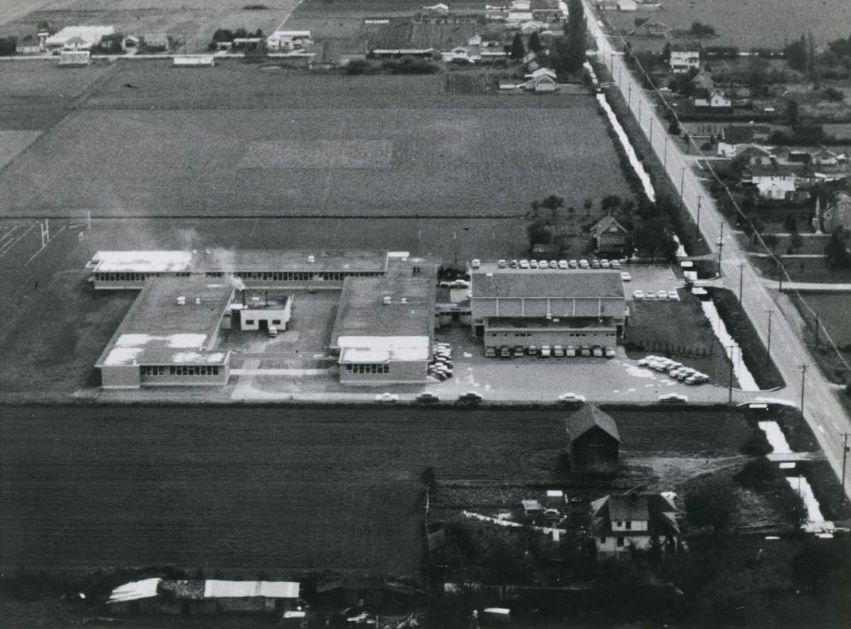 Steveston Secondary School, circa 1964.