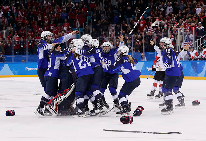 U.S. Women's Hockey Team Wins Gold, Beating Canada In Penalty-Shootout  Thriller At Winter Olympics : The Torch : NPR