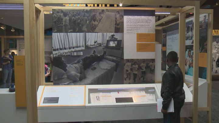 The “Terry Fox – Running to the Heart of Canada” exhibit runs at Edmonton’s Telus World of Science from Feb. 16 to Sept. 16.