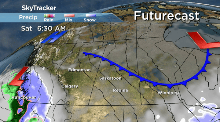 The next cold front will surge south and draw us into cooler air through the weekend.