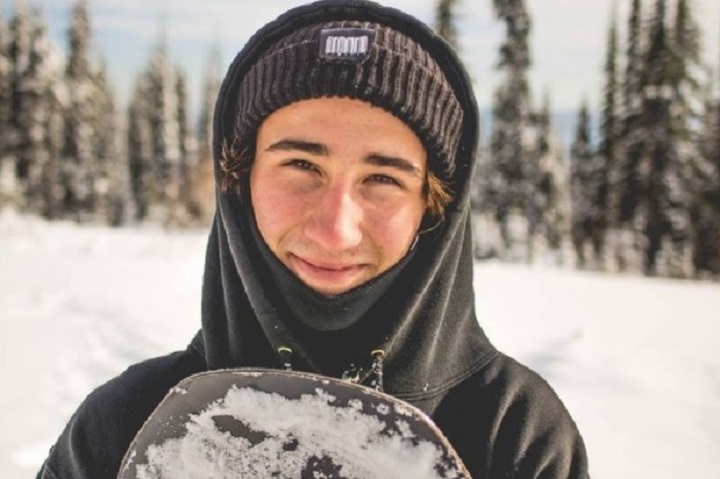 Tristin Croteau, 21, died in a snowboarding accident on Sunday. 