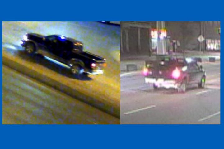 Investigators want to identify the owner of this truck, pictured near the intersection of Main and Sutherland Oct. 10, 2017.