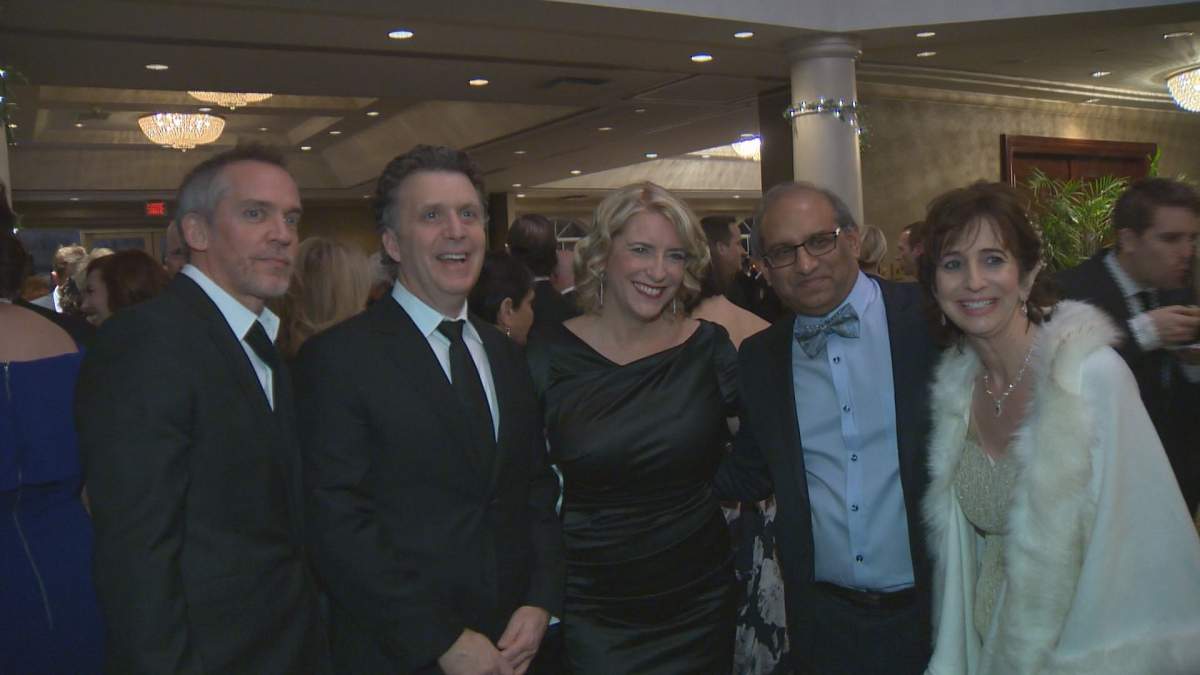 Jean-Marc Vallée, Andrew Carter, Global’s Jamie Orchard along with Teresa Dellar. Friday February 9, 2018.