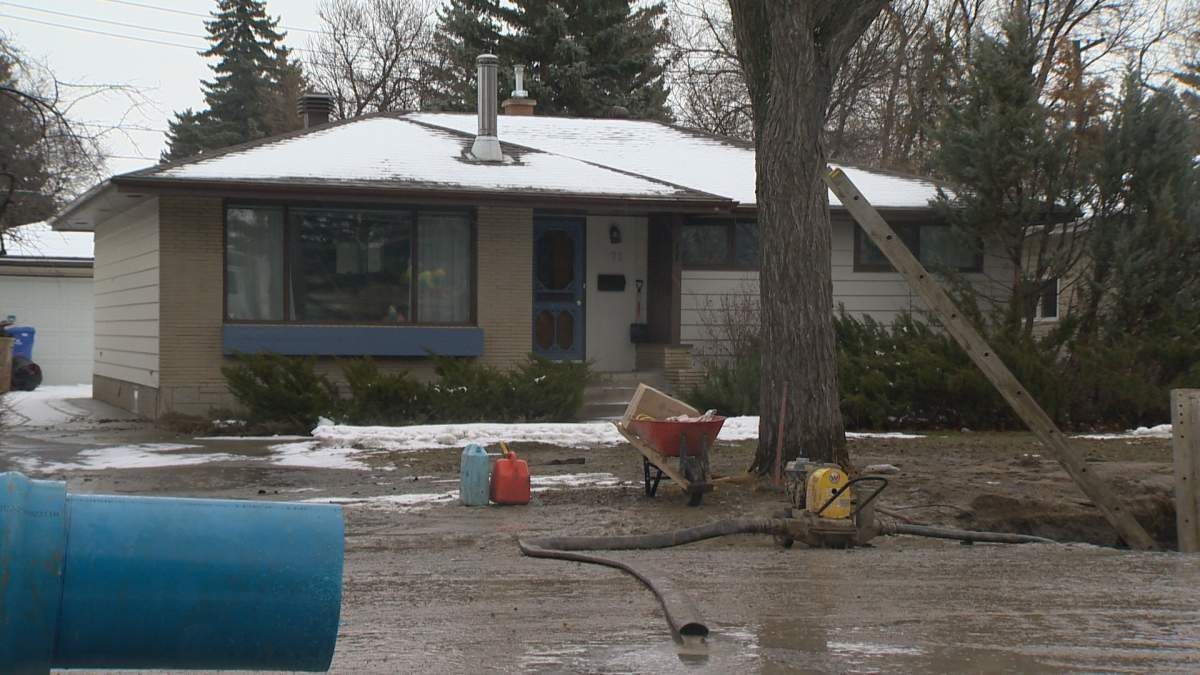 Massey Rd. water main break 16th break this month - image