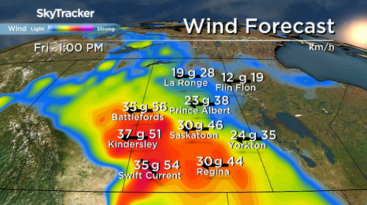 Winds Will Pick Up On Friday And Linger Into Saturday Across Central Saskatchewan ?w=720