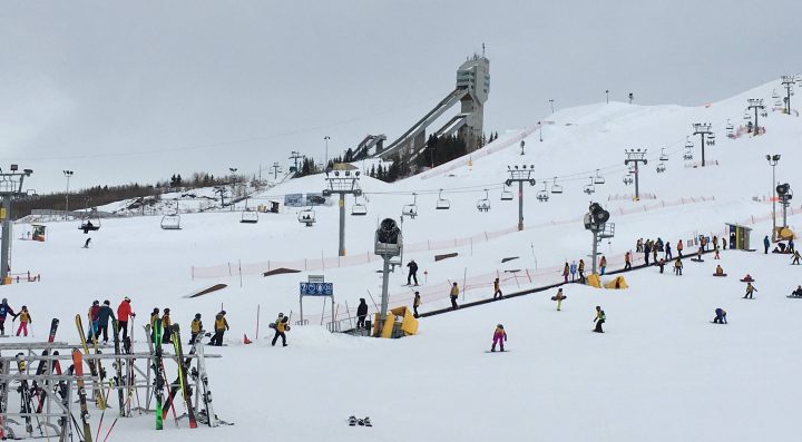WinSport’s Canada Olympic Park, which hosted several events in the 1988 Olympics in Calgary, Alberta. Tuesday February 13th, 2018.