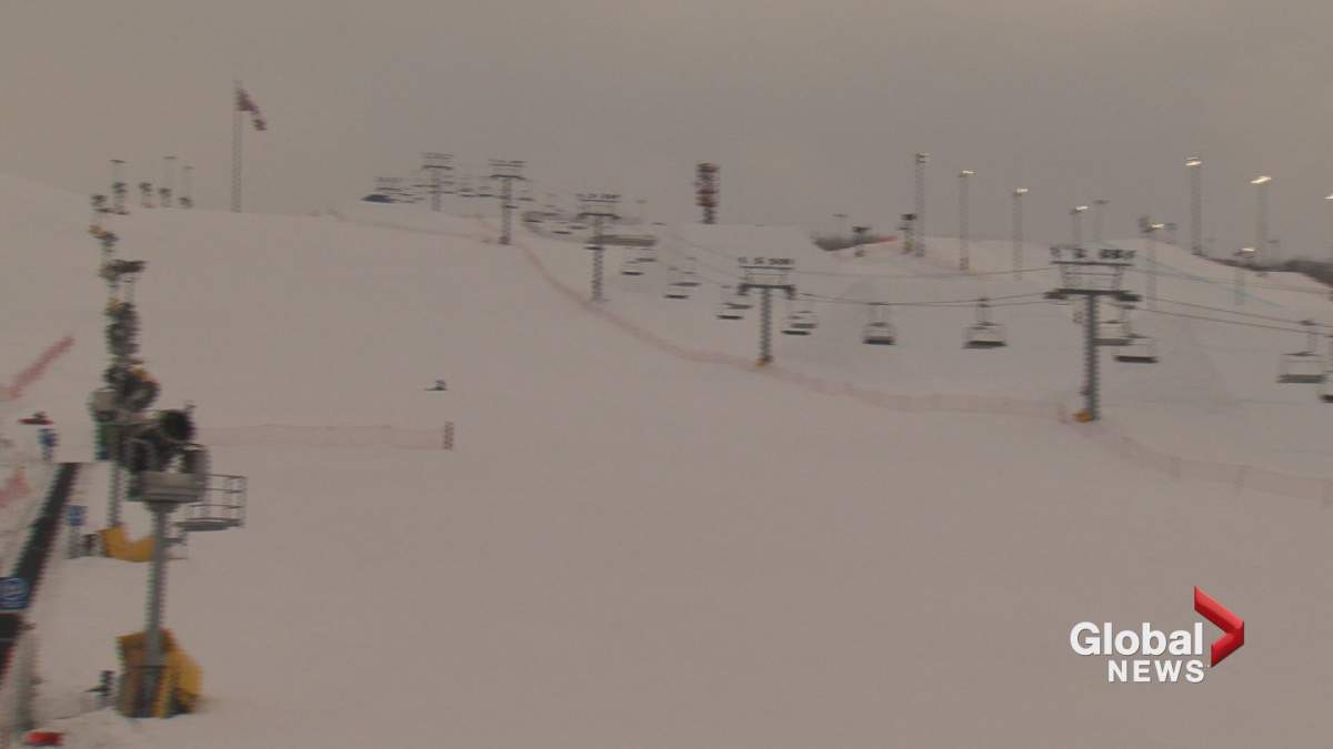 WinSport ski hill in Calgary. 