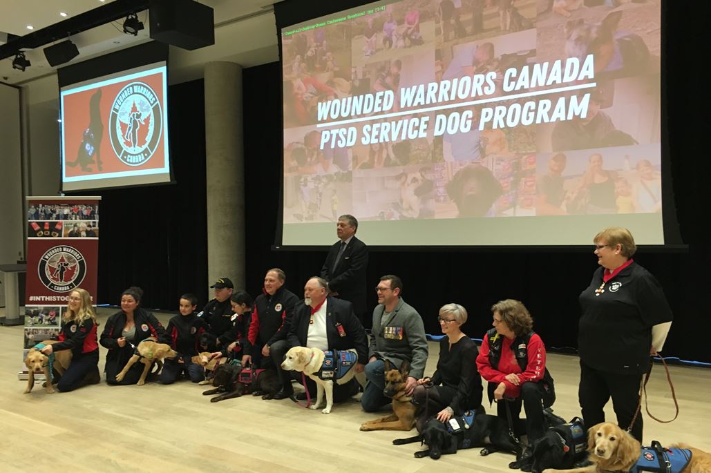 Wounded Warriors Canada announced the launch of the Wounded Warriors Canada PTSD Service Dog Program on Feb. 6, 2018 in Halifax.