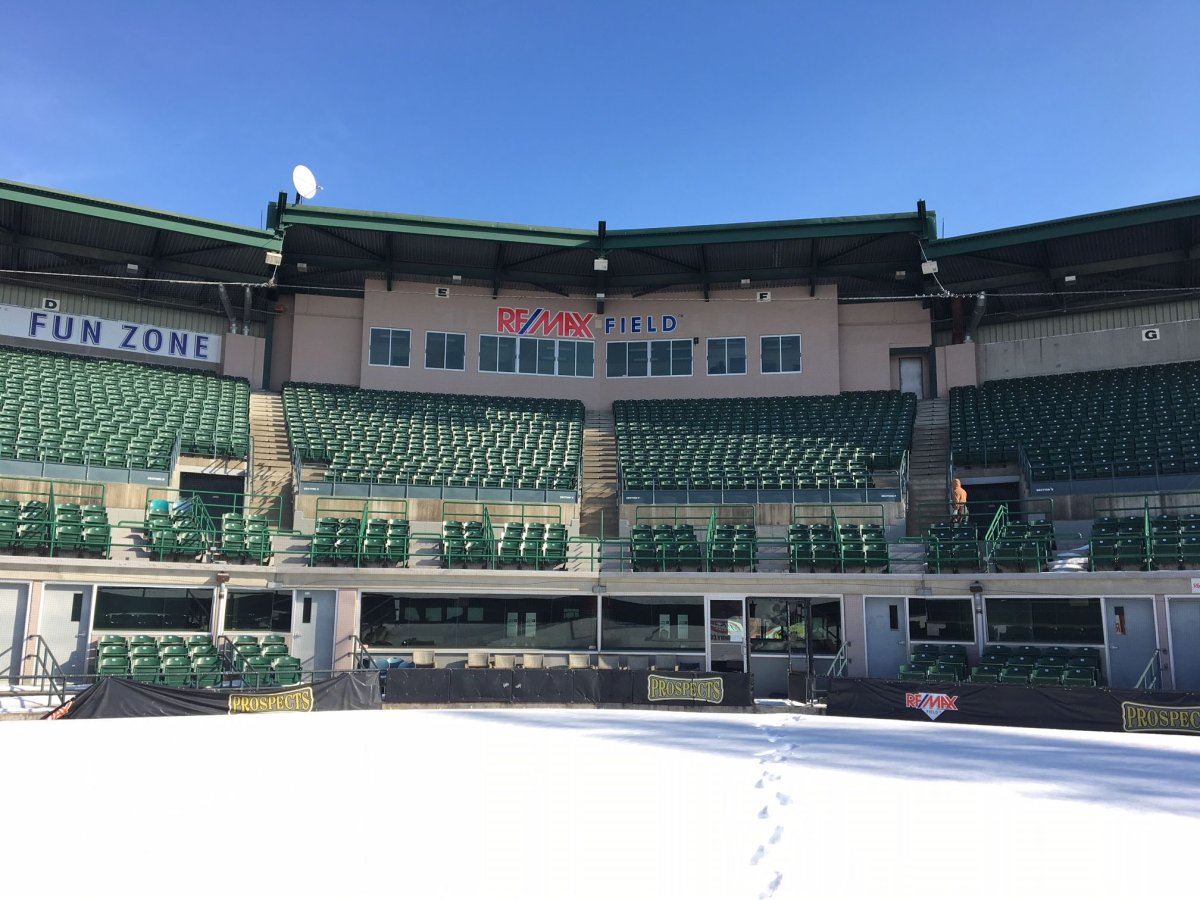 Roberto Alomar swings for fence on Edmonton ballpark's behalf