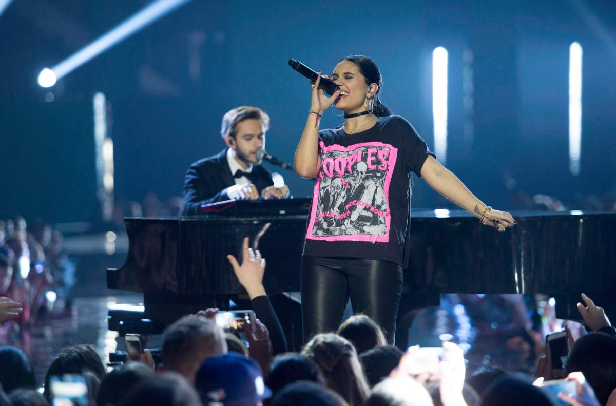 Alessia Cara performs at the Juno awards show Sunday April 2, 2017 in Ottawa. 