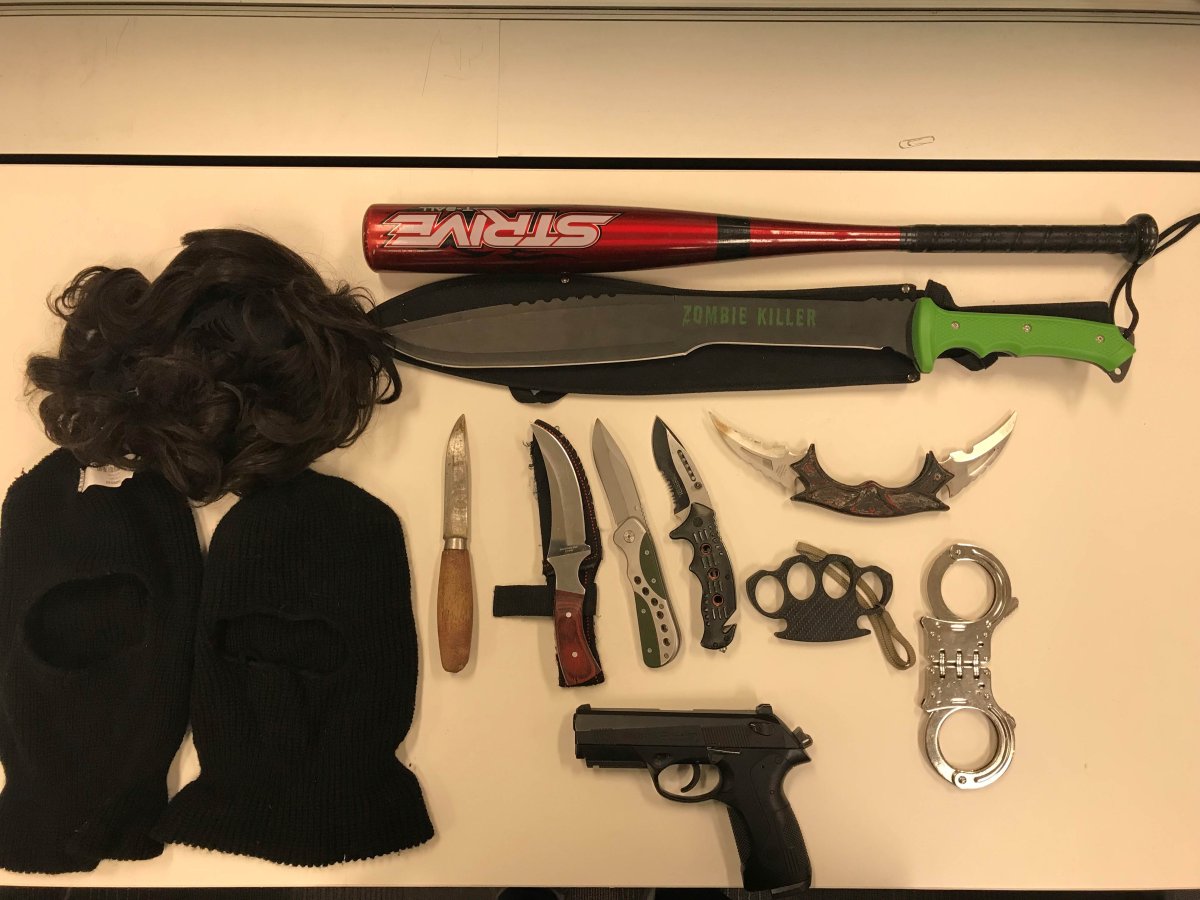 This is what Metro Vancouver Transit Police allegedly found in a vehicle being driven by Albert Edgar Fontaine after his arrest on Feb. 5, 2018.
