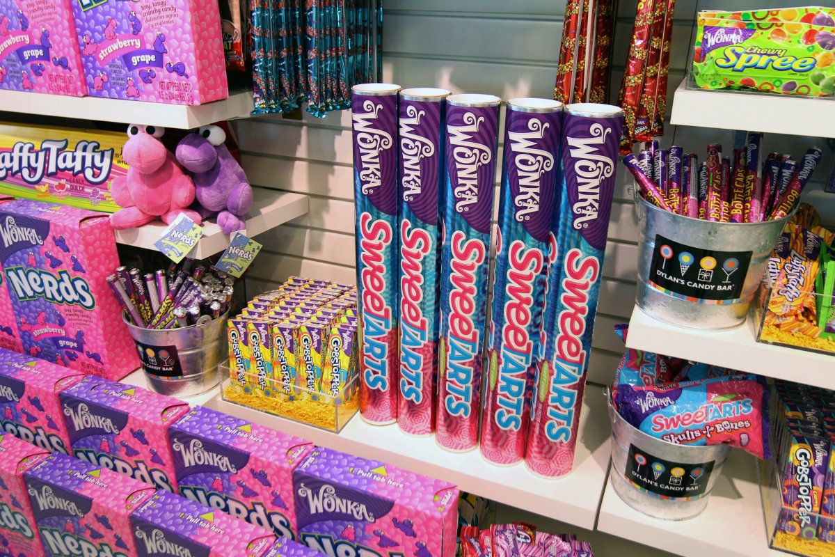 A candy display at Dylan's Candy Bar in Los Angeles is shown in a Wednesday, Oct. 3, 2012 file photo.
