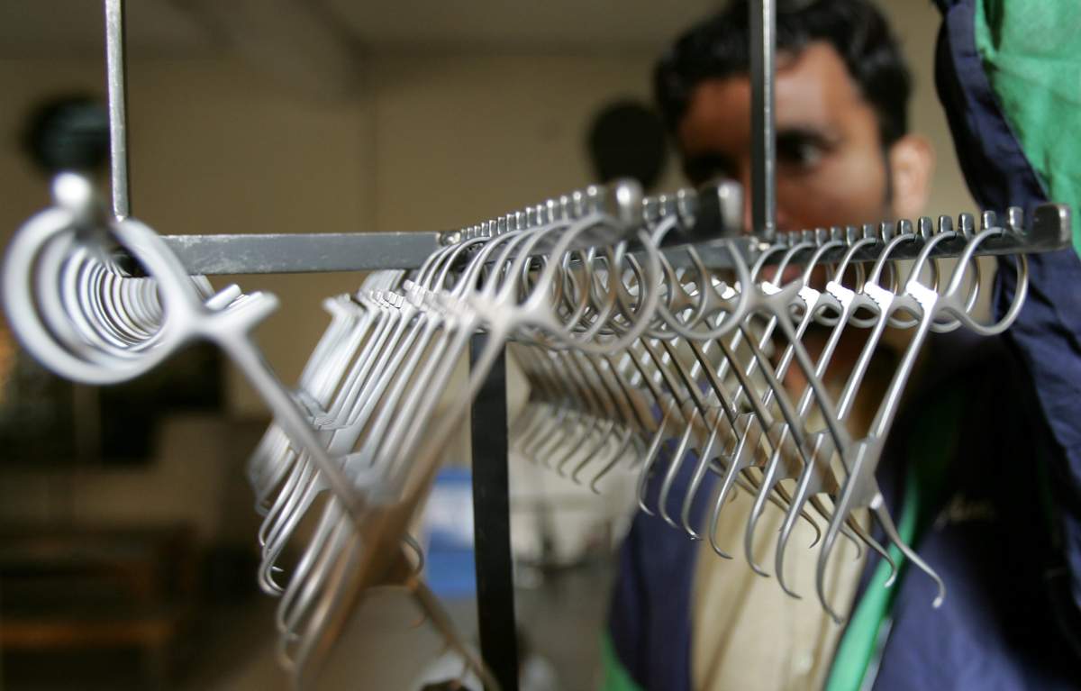 File - A court has approved a settlement of nearly
$1.3 million in a class-action lawsuit against a New Brunswick
hospital over the use of unsterilized biopsy forceps on women over a
14-year period.