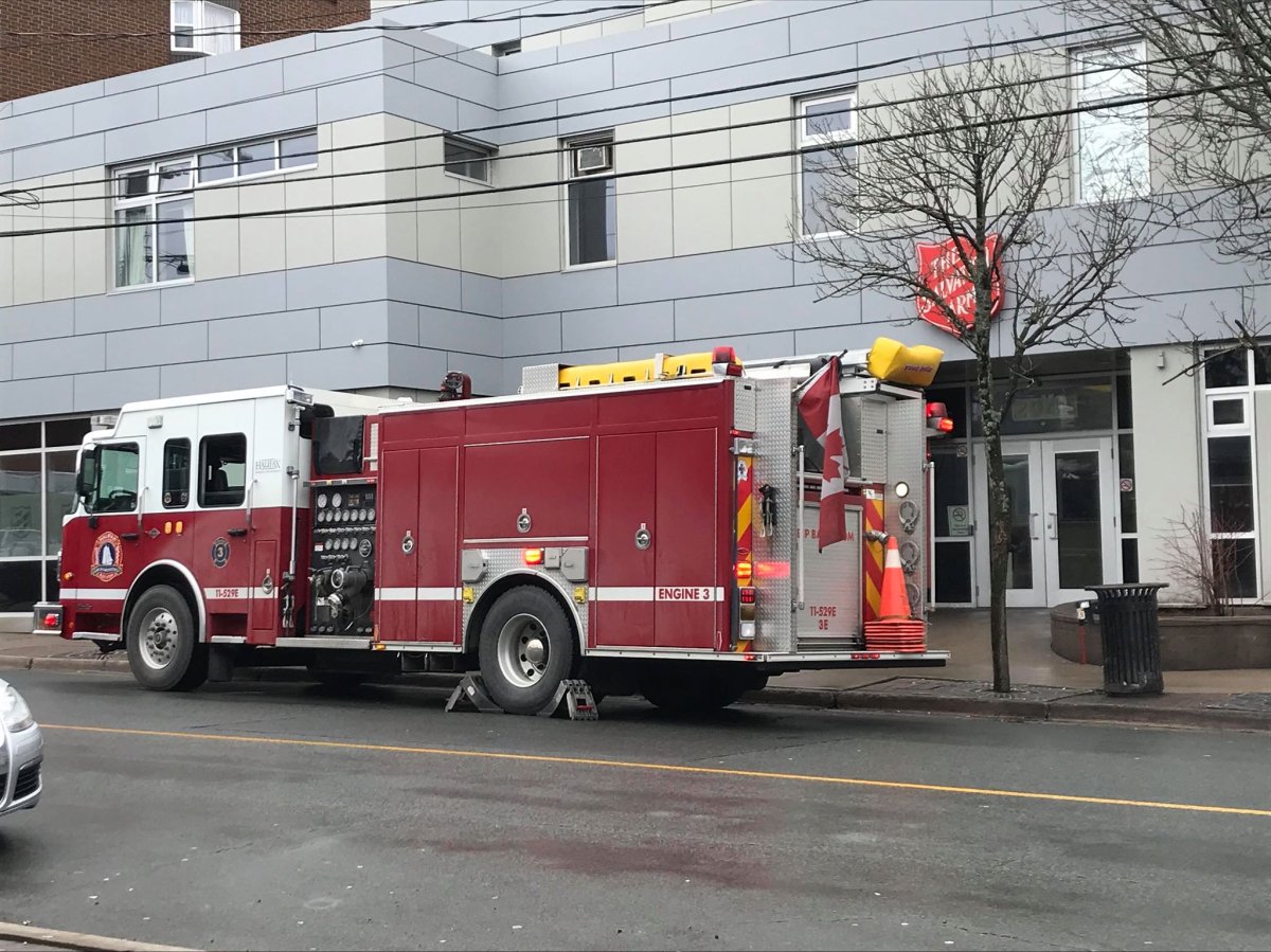 Halifax fire officials responded to a small fire at the Gottingen Street Salvation Army on March 28, 2018 .
