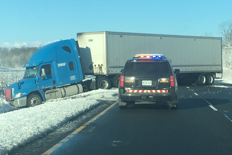 The OPP reported several collisions in the London are Friday morning, forcing the closure of several sections of Hwy 401 and 402.