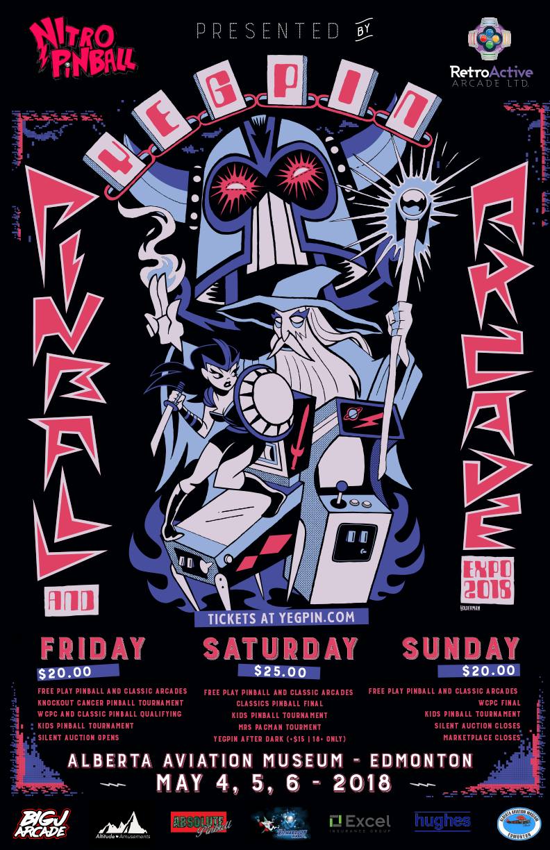 YegPin Edmonton Pinball and Arcade Expo 2018 GlobalNews Events