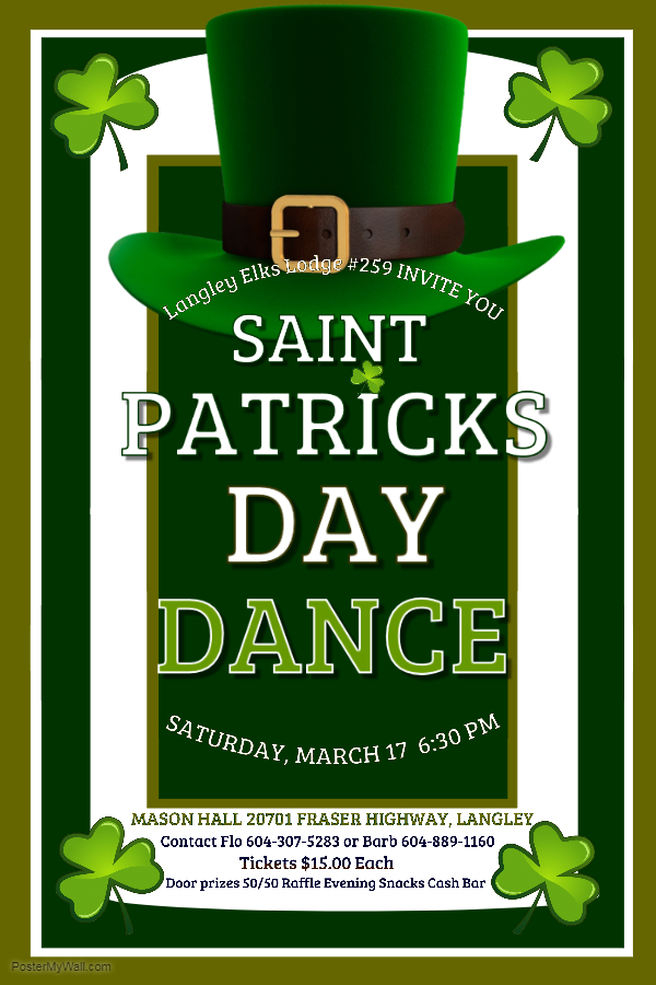 St. Patrick’s Day Dance – Fundraiser - image