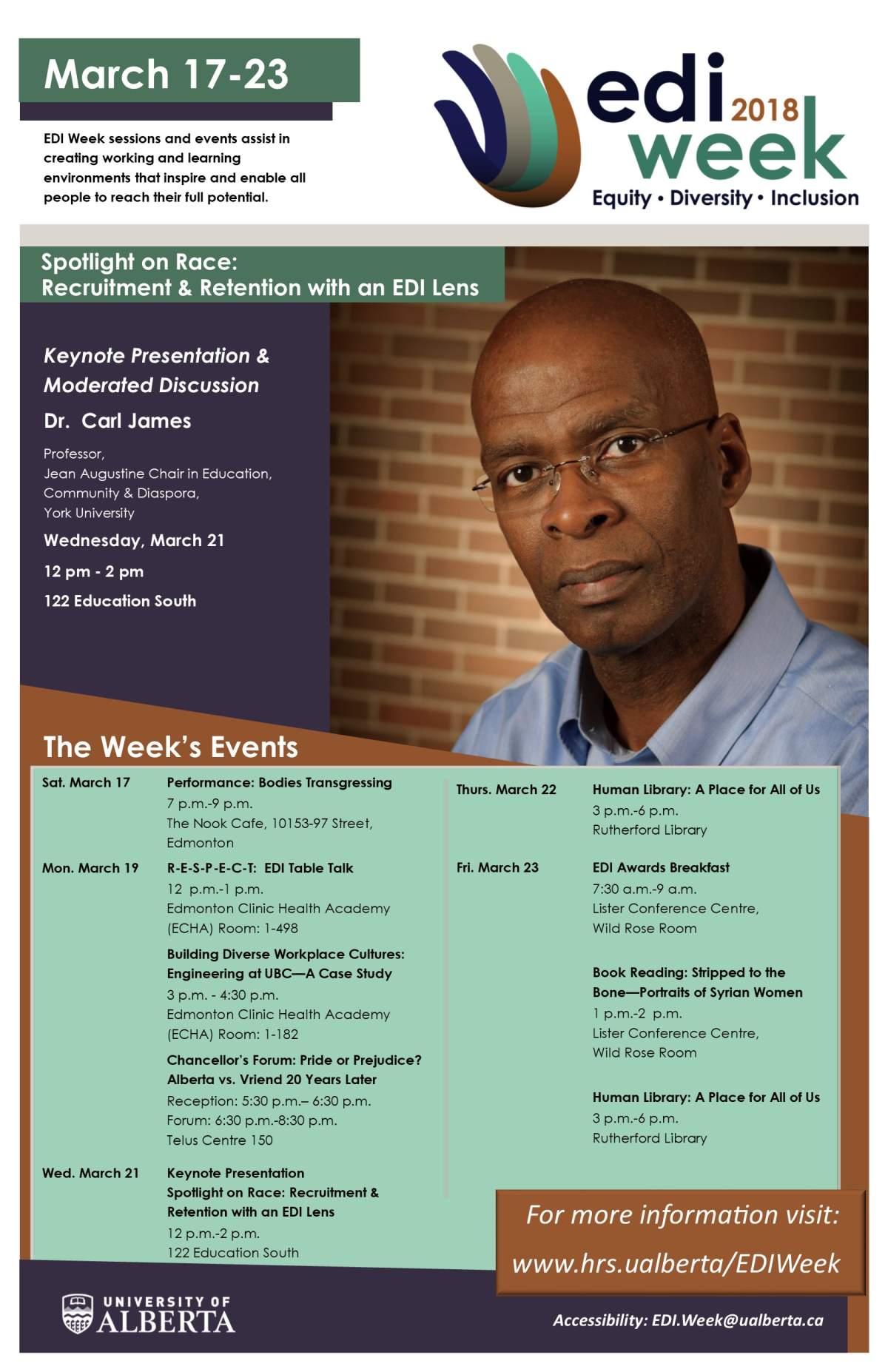 Equity, Diversity, Inclusion (EDI) Week 2018 - image