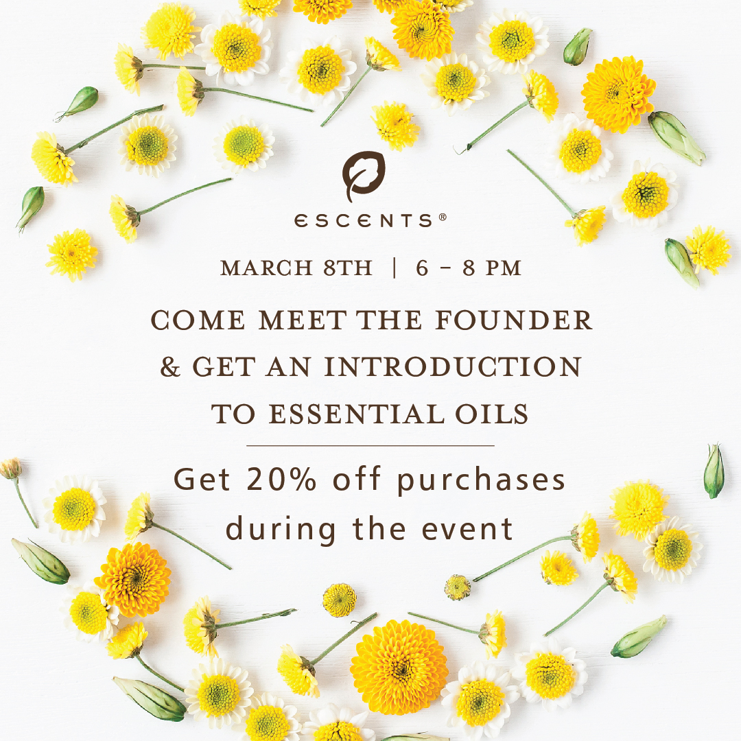 Escents Meet the Founder and Introduction to Essential Oils - image