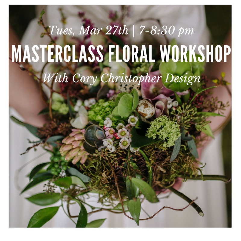 Masterclass Floral Workshop with Cory Christopher Design - image