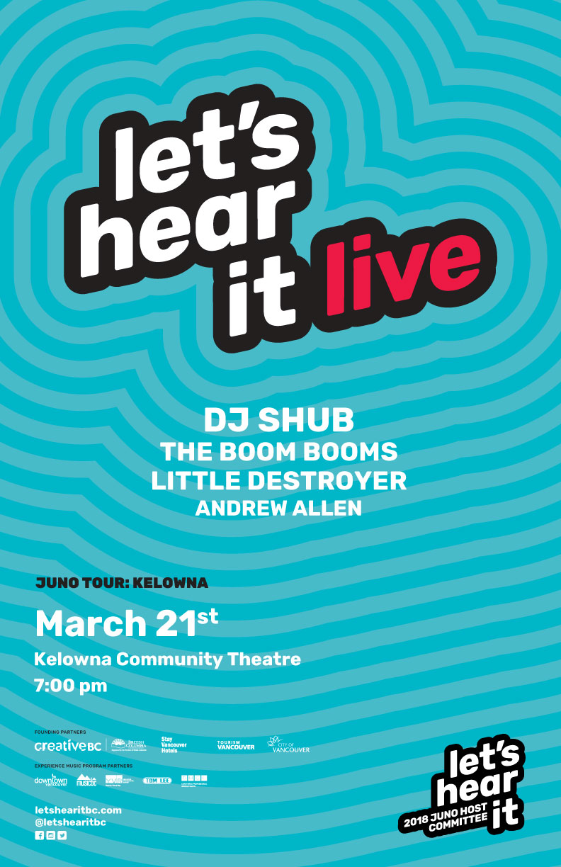 Let’s Hear It! Live – Kelowna - image