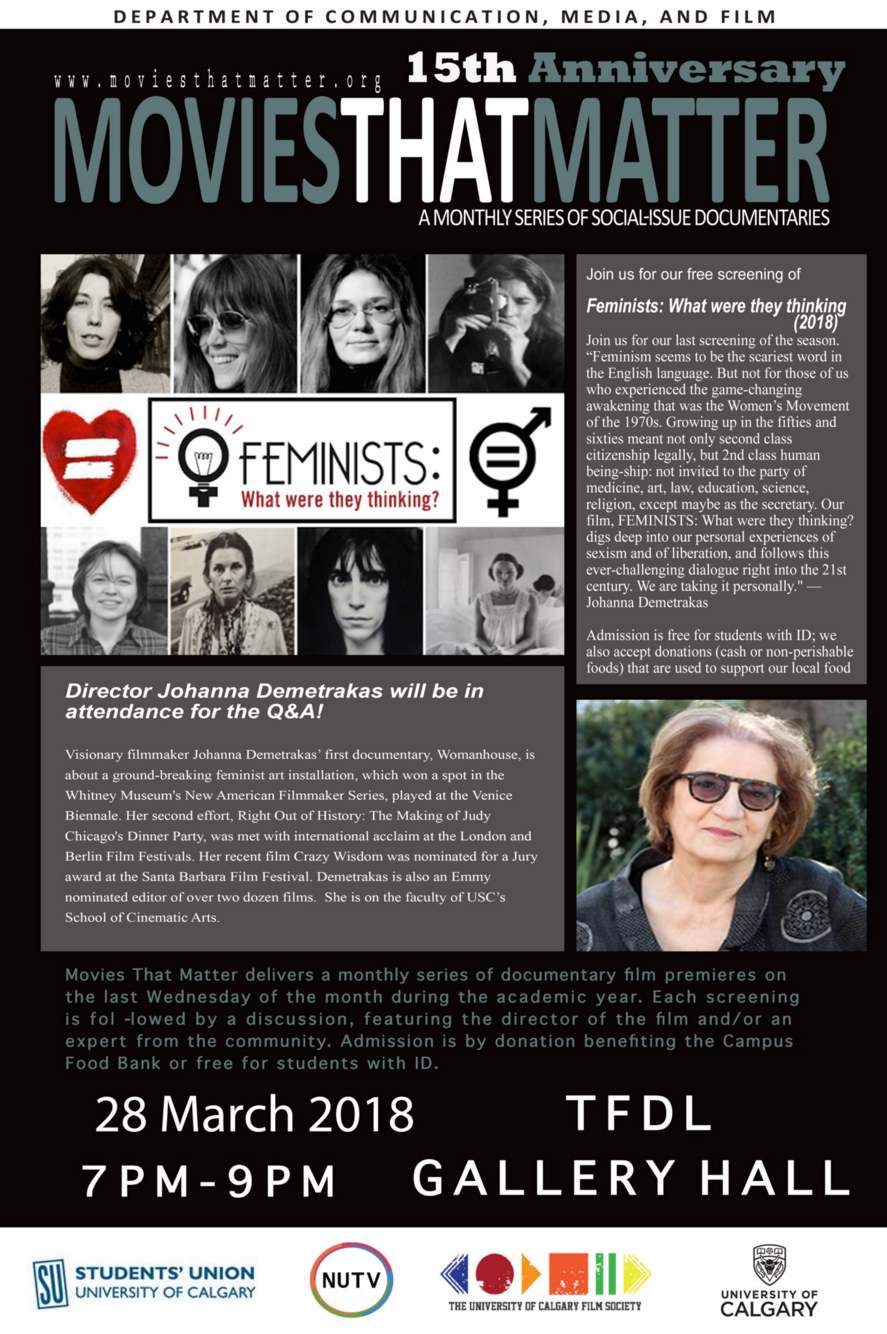 Feminists: What Were They Thinking? (2018) Documentary - image