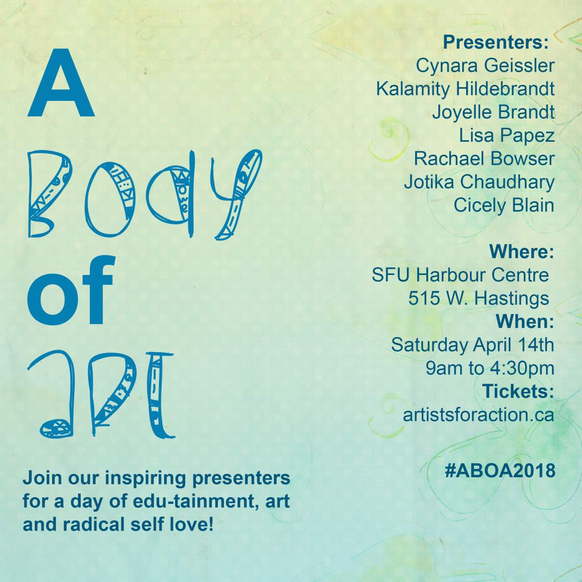 A Body of Art: An Edu-fest for Radical Self Acceptance! - image