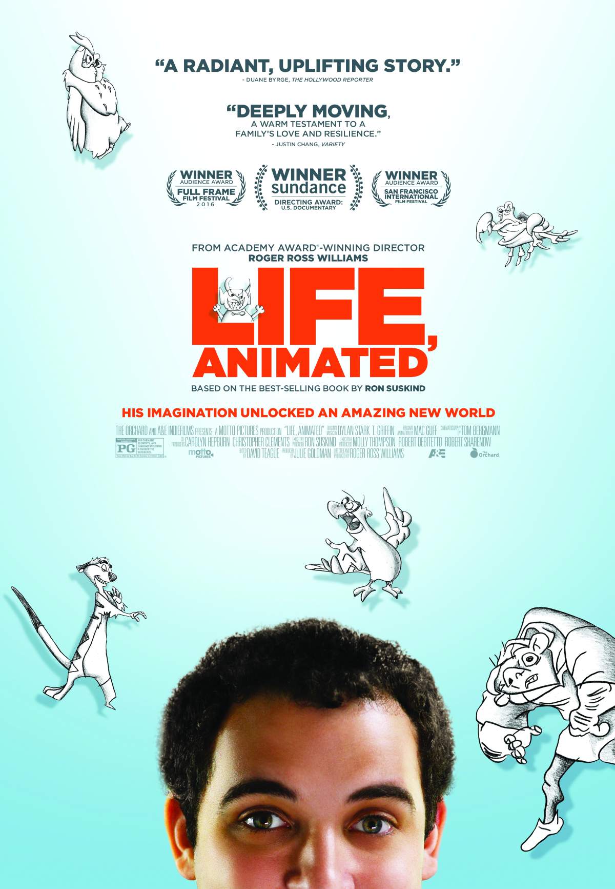 JEM Workshop presents Oscar Nominated film Life, Animated and talkback with Ron Suskind - image