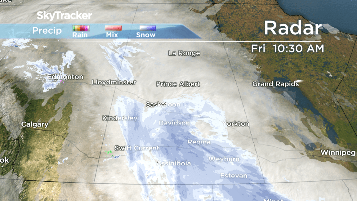 Spring snow storm hits Regina, central and southern Saskatchewan - image
