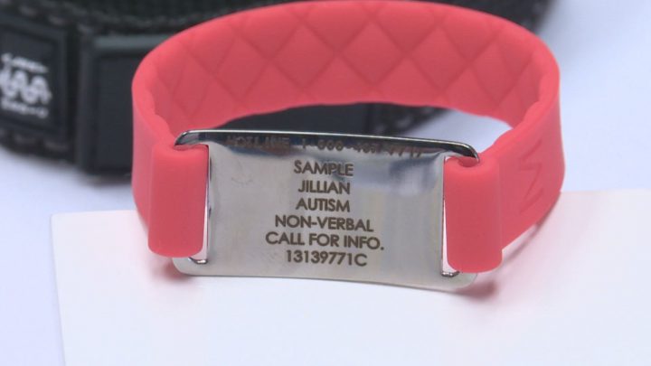 Autistic Silicone Wristband Bracelet  Elegant Medical Alert