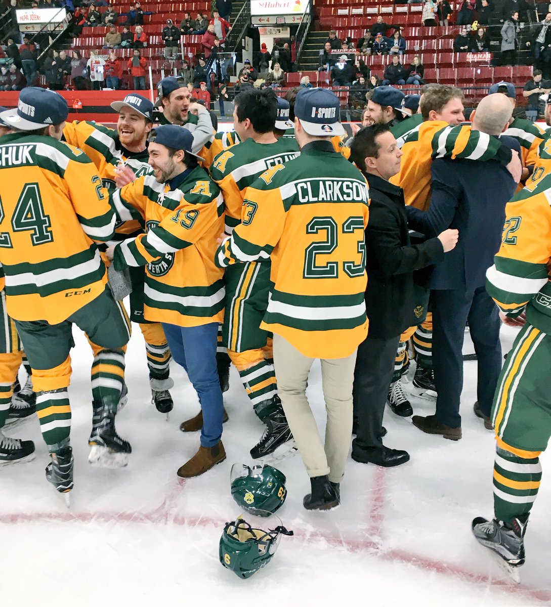 The University of Alberta's Golden Bears won their 16th national championship on Sunday, March 18, 2018. 