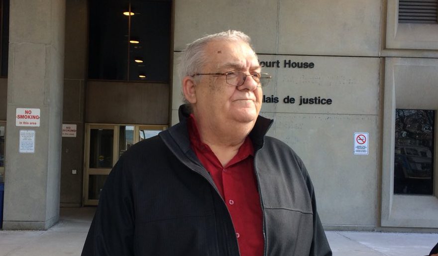 Bob Chemney speaks with reporters outside of the courthouse, after Brittany Boyce is sentenced in the death of his little sister.