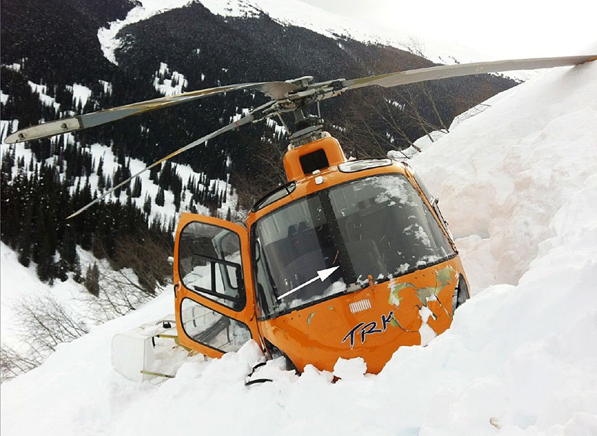 The Airbus AS 350 crashed near Smithers in March, 2016.