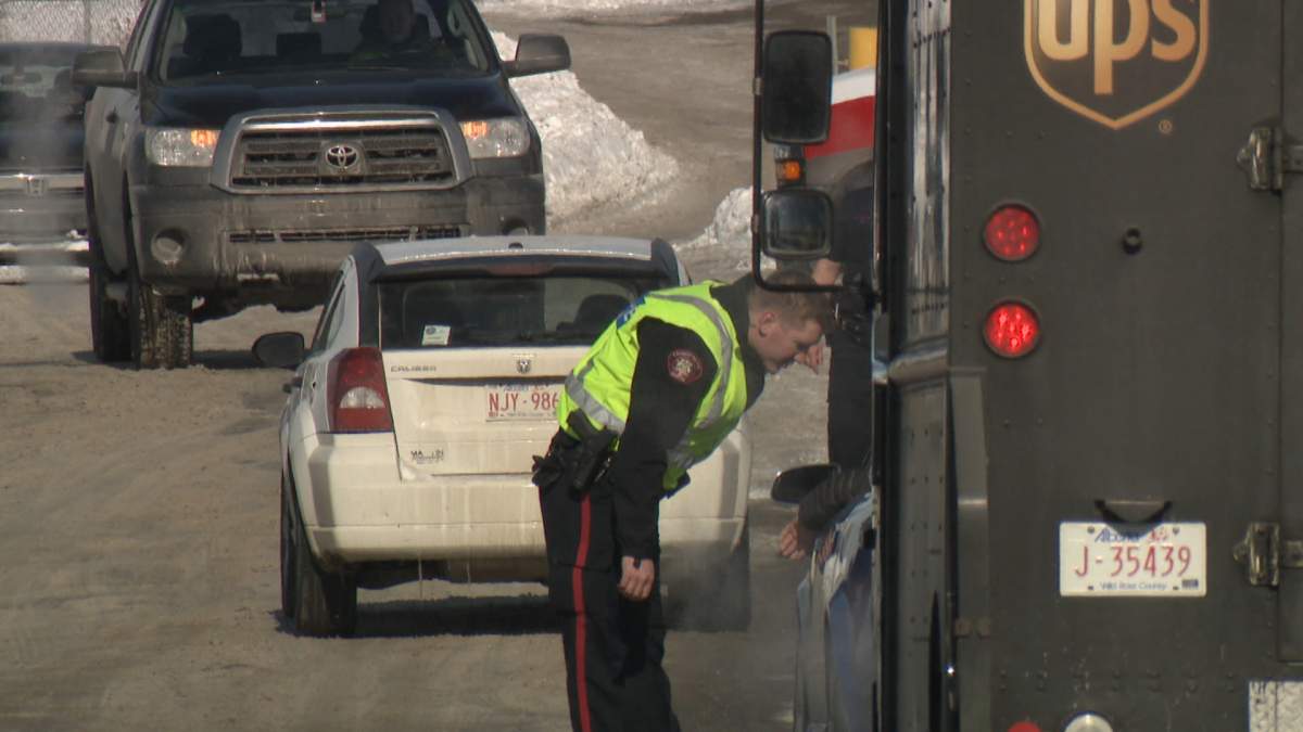Calgary police evacuated Columbia College on Wednesday, March 7, 2018, after an unknown person said they had placed a bomb on campus.