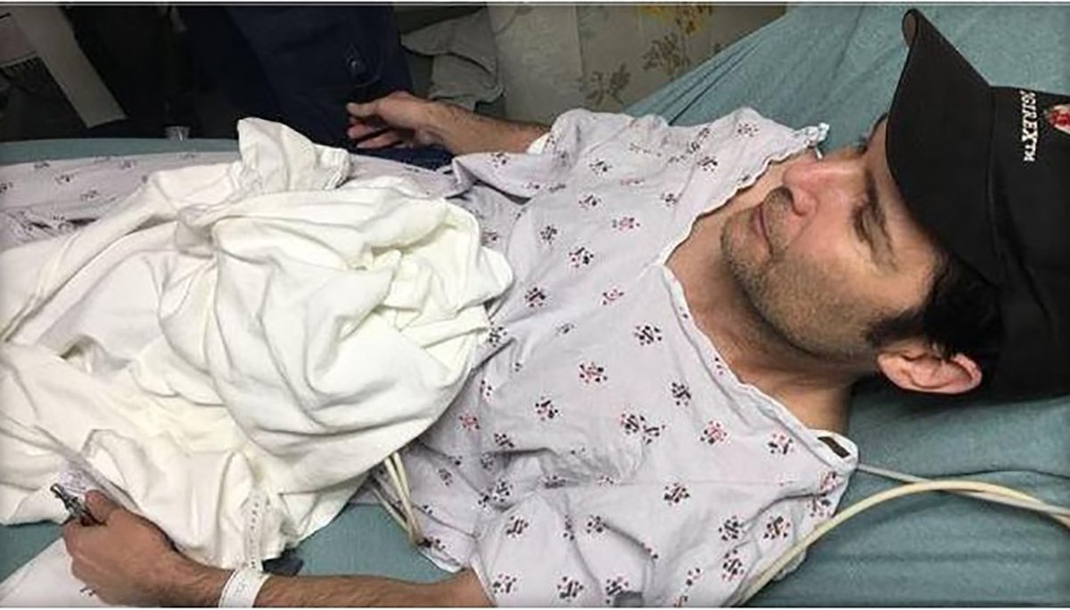 Actor Corey Feldman claims he was stabbed in Reseda late Tuesday night.