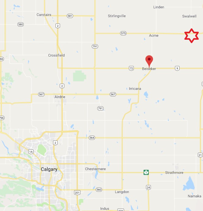 Semi truck collides with freight train, closing rural Alberta highway - image