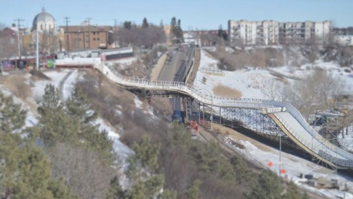 The Red Bull Crashed Ice track in downtown Edmonton 2018.