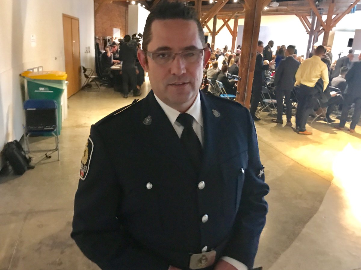 Vancouver police Const. Garett McDonald was one of many people recognized by the Vancouver Police Department for going "beyond the call" on Thursday.
