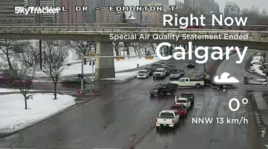 A special air quality statement was issued for Calgary Saturday morning - image