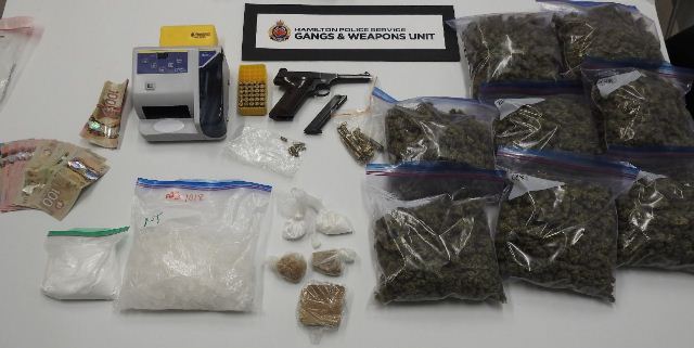 Hamilton police have seized $195,000 worth of illicit drugs from an east-end residence.