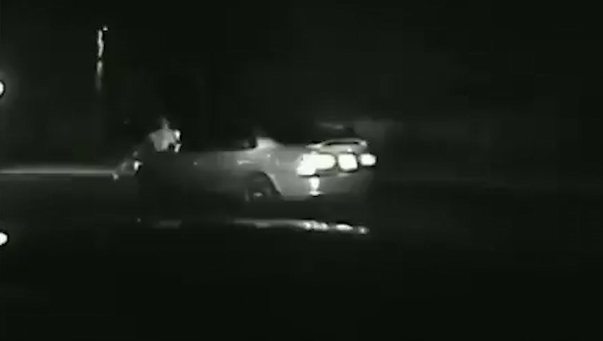 Suspected drunk driver hit by his own car after fleeing police on foot ...