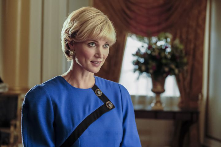 Bonnie Soper as Princess Diana.
