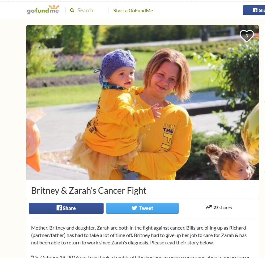Saskatchewan mother, young daughter both fighting cancer - image