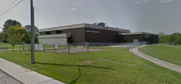 Elizabeth Bagshaw Elementary School was placed under a "hold and secure" on Monday afternoon.