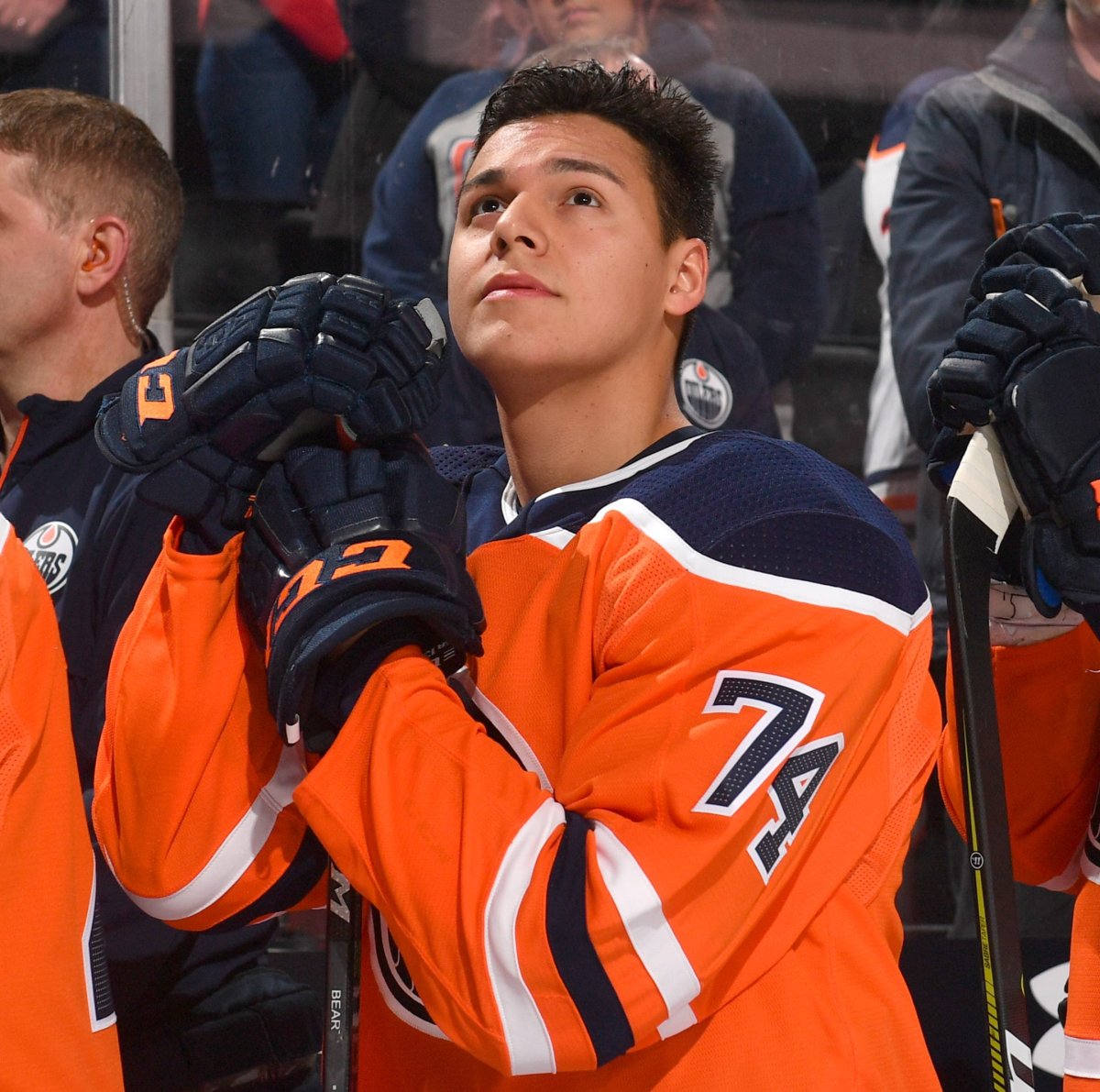 Ethan Bear set to make NHL debut in Oilers jersey