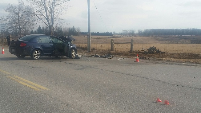 Motorcyclist killed in crash south of Elora - image